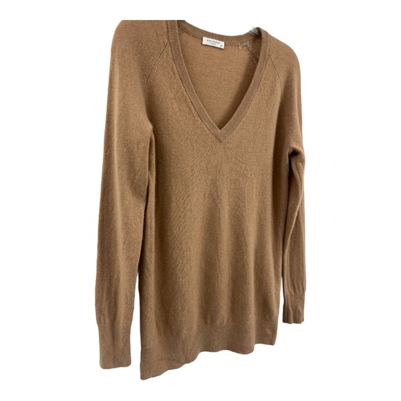 Equipment Women's Tan V-Neck Long-Sleeve Cashmere Madalene Sweater SP - Picture 11 of 11